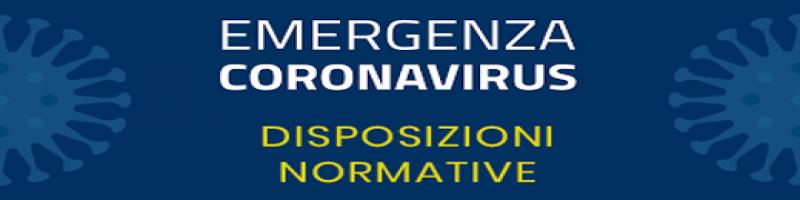 Disposizioni normative Covid-19